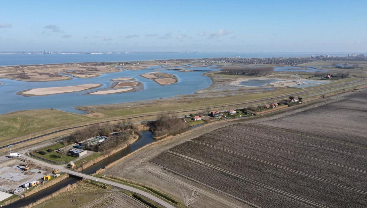 הוילה Iris'T; Dijkhuisje In De Polders Van Groede. מראה חיצוני תמונה